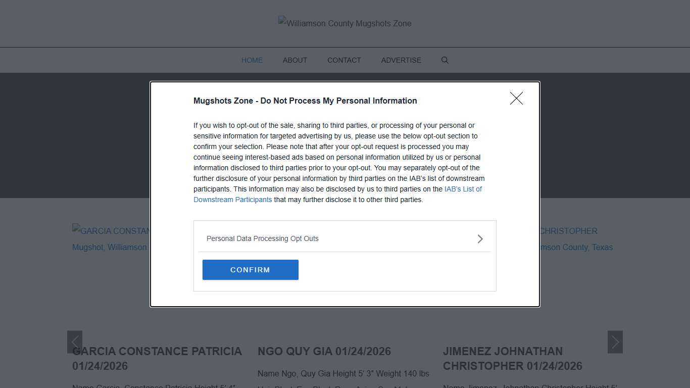 Williamson County Mugshots Zone
